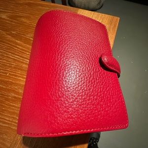 Filofax Pocket Finsbury Organiser Peppled Leather